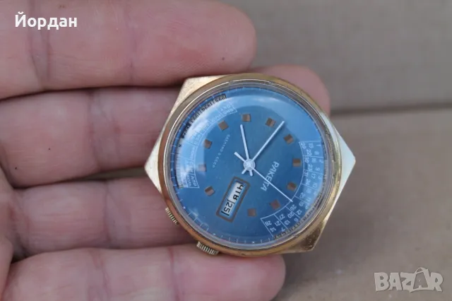 СССР мъжки часовник ''Ракета Календар'', снимка 5 - Мъжки - 50291005