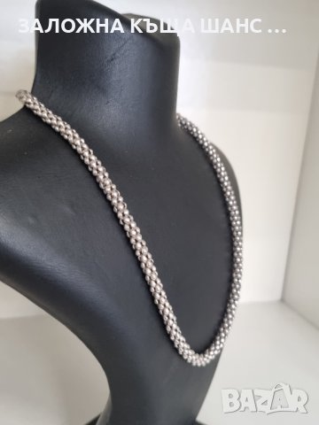 Ръчно изработено колие 925 проба , снимка 3 - Колиета, медальони, синджири - 41710919