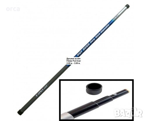 🐟 Дръжки за кеп – щекерни Put Over Pro Net Handle! Здравина, удобство и перфектен контрол! 🎣🔥