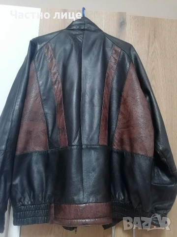 Ххл Естествена кожа мъжко яке, ГО 68 см, дължина 73 см. , снимка 5 - Якета - 53648681