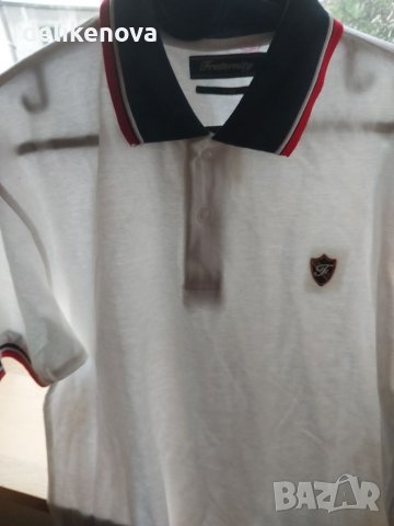 Fraternity. Size L-XL 100% Памук Две нови тениски с яка, снимка 2 - Тениски - 41477260