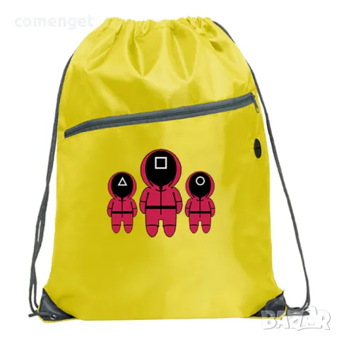 NEW! SQUID GAME раници / мешки - 6 ЦВЯТА. Поръчай с дизайн по избор!, снимка 6 - Раници - 49385450