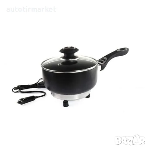 Електрическа тенджера 12V 150W диаметър 18 см, снимка 3 - Аксесоари и консумативи - 56051560