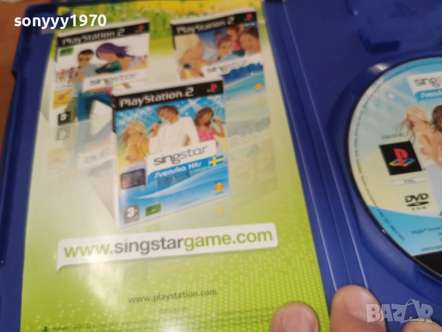 SONY PS2 GAME SINGSTAR SVENSKA HITS 2302261357, снимка 16 - Игри за PlayStation - 53592486