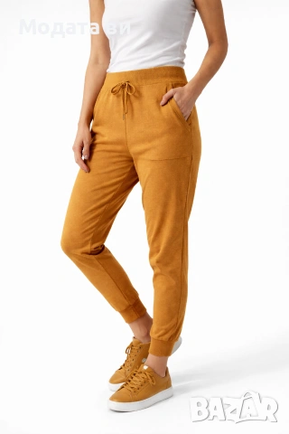 Спортен прав панталон с ластик, снимка 2 - Панталони - 30622363