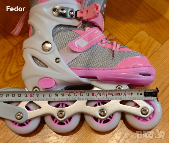 Ролери за деца 30-33 EU розови , снимка 8 - Ролери, кънки - 53632205