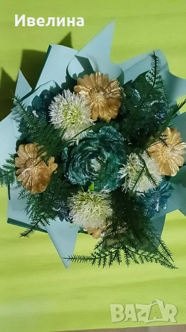 Восъчни ароматни букети, снимка 5 - Изкуствени цветя - 53328580