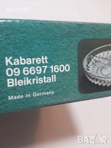 Немски кристален ордьовър  WMF    11/3, снимка 8 - Прибори за хранене, готвене и сервиране - 33933476