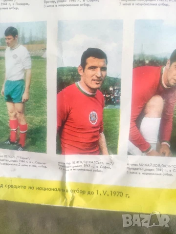 Продавам Българският футбол Мексико 1970  Брошура, програма .Голям формат, снимка 8 - Антикварни и старинни предмети - 34800937