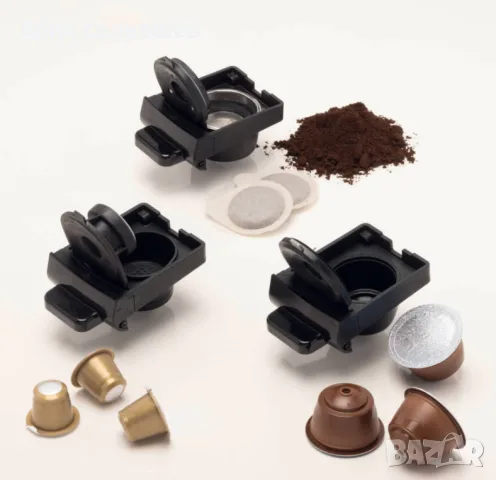 Ariete 1304/12 Кафемашина 4в1 – Nespresso, Dolce Gusto, ESE и Мляно Кафе, 19 bar, снимка 3 - Кафемашини - 56167987