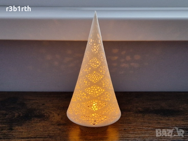 Светещи елхички, Коледна декорация, 3D принтирани с LED лампичка, снимка 5 - Декорация за дома - 52585111