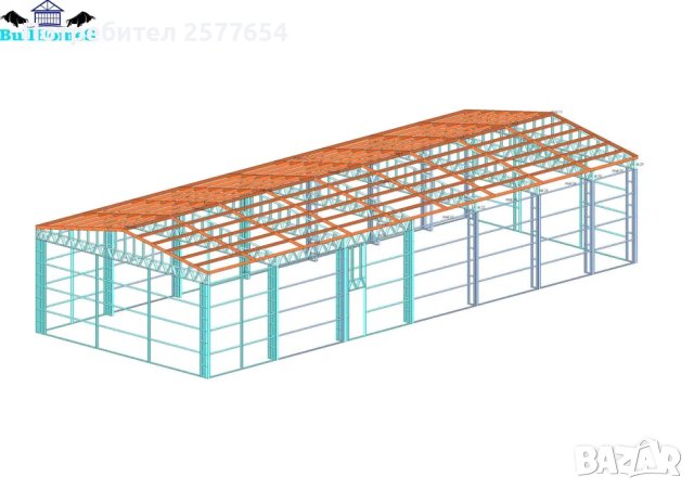 ЛИЗИНГ - Халета, Хале, Магазини, Магазин, Складове 250м2-10м х 25м х 4