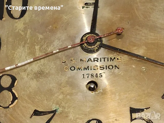 Корабен Часовник – САЩ, 1940 г. – Seth Thomas, снимка 5 - Други - 49830741