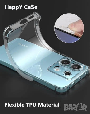 Xiaomi Redmi Note 13 Pro 4G 5G / 13 Pro+ / 13 4G 5G / Усилен силиконов кейс с камера протектор, снимка 10 - Калъфи, кейсове - 44513066