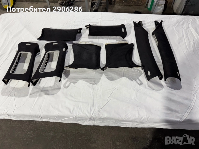 Черен Таван алкантара за Passat B6 с колонки , снимка 9 - Части - 51761830