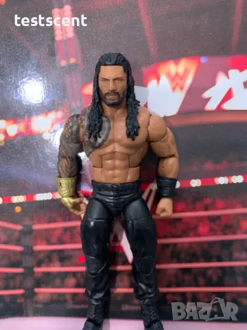 Екшън фигура WWE Roman Reigns Роман Рейнс ELITE SERIES Bloodline mattel figure елит, снимка 4 - Колекции - 48829963