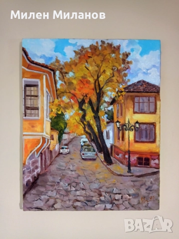 Картина рисувана с маслени бои , снимка 2 - Картини - 52496427