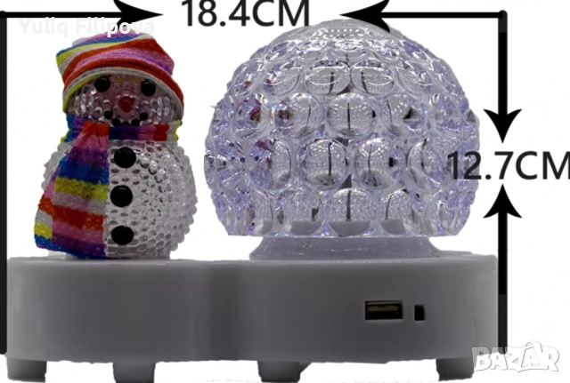 Коледна Led лампа, снимка 3 - Декорация за дома - 52640401