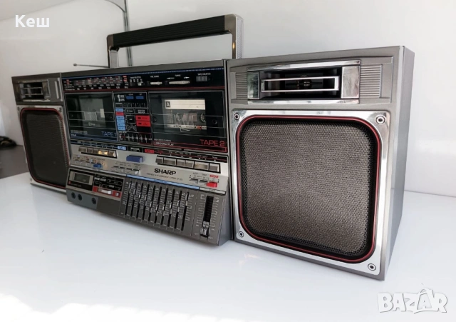 Радиокасетофон Sharp GF800, снимка 3 - Радиокасетофони, транзистори - 53827200