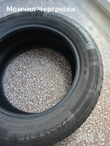 4бр.летни гуми ContinentalContiPremiumContact5, 97Y, 225/55/17,ДОТ2023