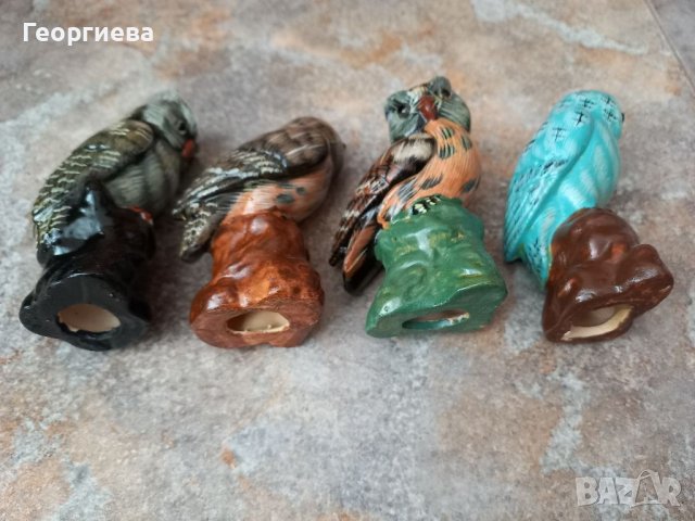 Четири керамични бухъла, снимка 5 - Колекции - 41842101