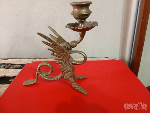 Комплект винтидж свещници, снимка 2 - Други ценни предмети - 53131304