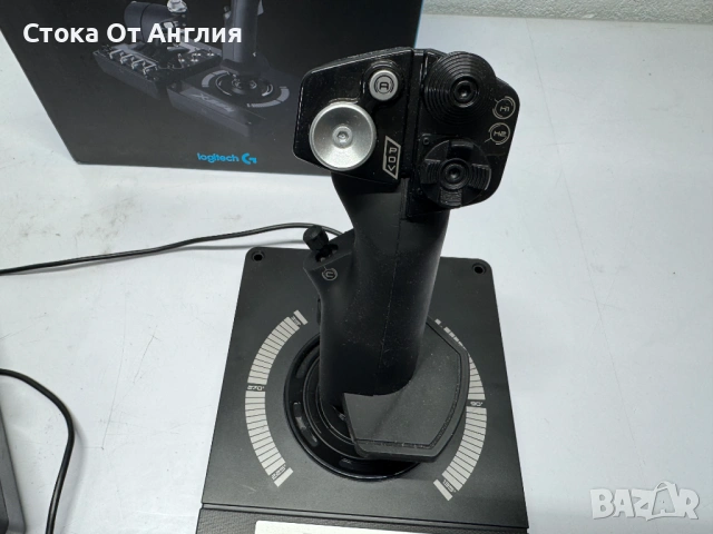 Джойстик контролер Logitech X56 HOTAS, снимка 6 - Аксесоари - 53809177