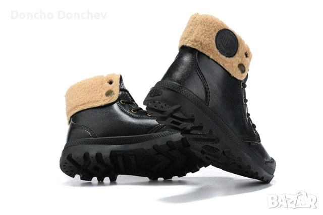 Мъжки обувки естественна кожа Palladium, снимка 3 - Мъжки ботуши - 51755229