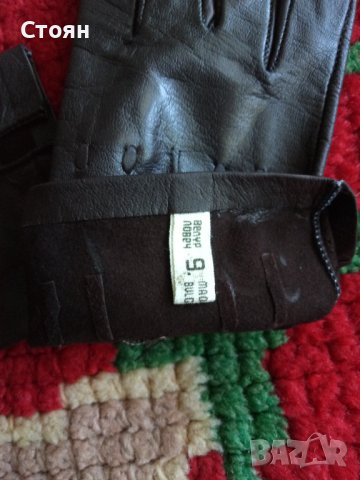 Дамски кожени ръкавици от естествена кожа, снимка 2 - Ръкавици - 39077514