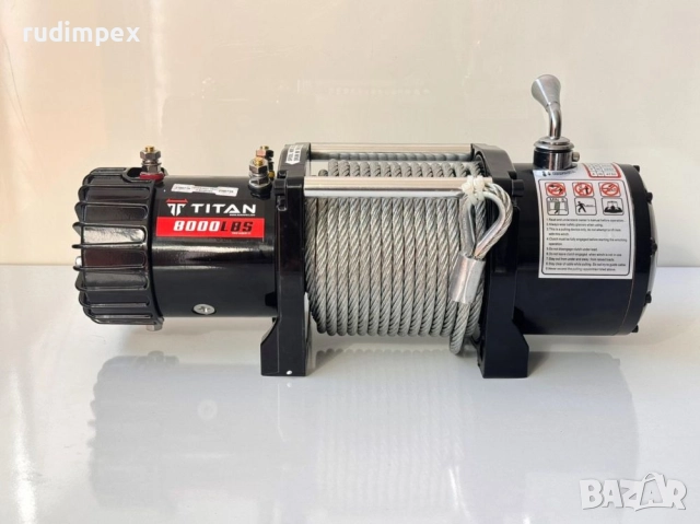 Лебедка електрическа 8000 lb (3630kg) с усилен редуктор / 5.5hp / 4.4kw 12V, снимка 5 - Аксесоари и консумативи - 37990477