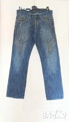 Три броя / Винтидж бутик! Мъжки маркови дънки "Levi's", "little ICEBERG", "LC Waikiki" , снимка 11 - Дънки - 55815499