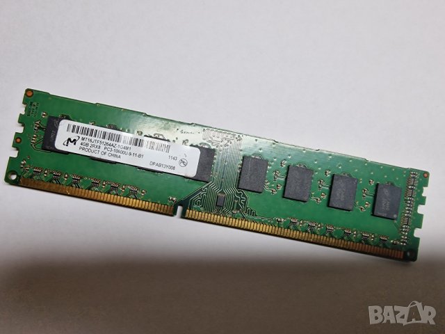 4GB DDR3 1333Mhz Micron Ram Рам Памети за компютър с 12 месеца гаранция!, снимка 1 - RAM памет - 39433607