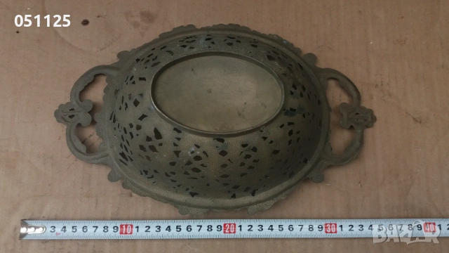 масивна аристократична бронзова фруктиера , снимка 11 - Други ценни предмети - 53025853