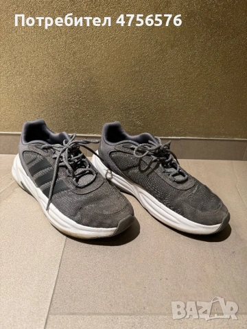 adidas Sportswear Спортни обувки с велур, Сив