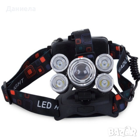 Мощен Led челник 5 в 1 с регулируем ъгъл, снимка 10 - Други стоки за дома - 53783351