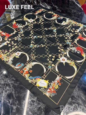 Дамски Шалове - Коприна ⚜️ Louis Vuitton , снимка 13 - Шалове - 53021273