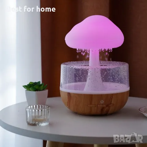 Дизайнерска лампа- овлажнител  дъждовен облак от FOEZOE, снимка 7 - Декорация за дома - 48016821