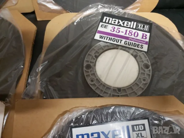 Магнетофонна лента за шпула 26,5 см. Maxell / Максел 35 микрона.Без водачи По 80 лв./бр., снимка 3 - Други - 49840235