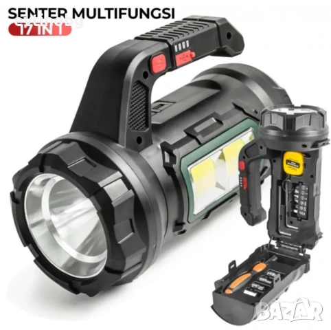 Фенер - прожектор с инструменти. Надежден партньор във всяка ситуация, снимка 2 - Прожектори - 53858029