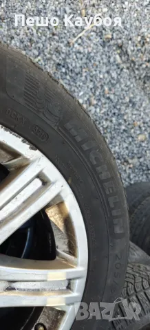 Оригинални Ал.Джанти с гуми Мерцедес 16цола, снимка 4 - Гуми и джанти - 49576059