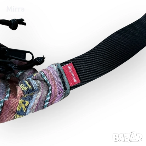 Supreme "Woven Stripe SS20" Multicolor Waist Bag, снимка 2 - Чанти - 52159945