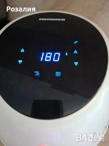 Фритюрник с горещ въздух Heinner Airfryer SnowDrop HAF-B2000WH, 2000W, 5.0 л, Цифров контрол, Термос, снимка 8 - Фритюрници - 55747792