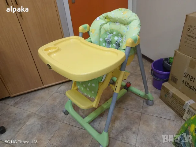 Детско столче за хранене Peg Perego Prima Pappa (My Friends Verde), снимка 6 - Столчета за хранене - 56144825