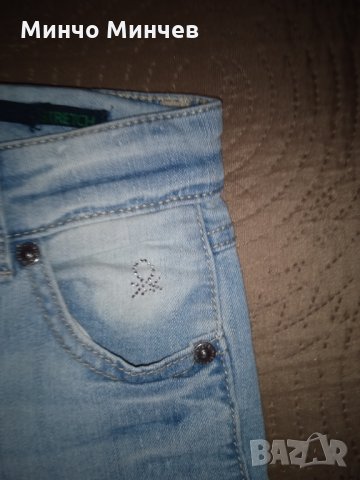 Дънки на BENETON, снимка 6 - Детски панталони и дънки - 34511327