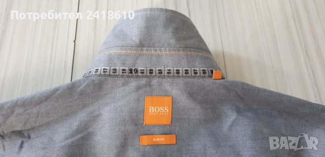 Hugo Boss Slim Fit  Cotton Mens Size L НОВО! ОРИГИНАЛ! Мъжка Риза!, снимка 15 - Ризи - 42014366