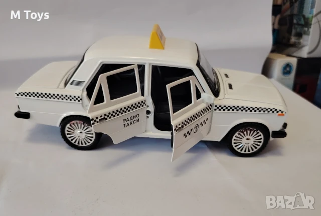 Метален модел ТАКСИ 1:18 със звук и светлина! 💡🔊