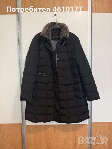 Зимно черно яке 2хл, снимка 2 - Якета - 52810252