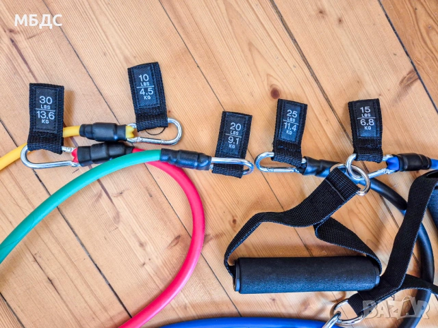 Ластици за тренировка различни видове. , снимка 2 - Фитнес уреди - 53793670