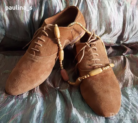 Естествен велур / модел Оксфорд "Akira" / голям размер , снимка 12 - Дамски ежедневни обувки - 47265209