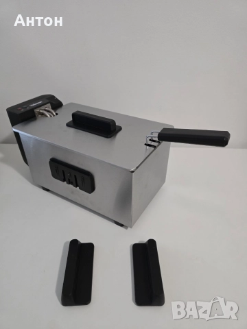 Фритюрник Tristar FR-9326 - Неръждаема стомана, 3 литра, мощен и надежден, снимка 3 - Фритюрници - 52712678